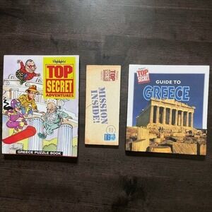 Highlights Top Secret Adventures Guide to Greece and Puzzle Book